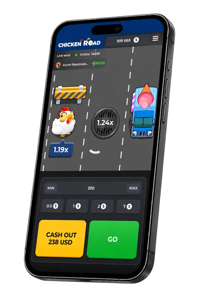 Chicken Road legal em Portugal num smartphone